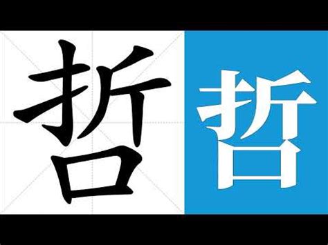 哲 筆劃|哲在康熙字典中的解釋